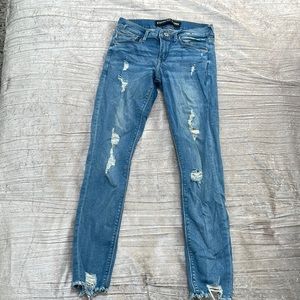 Express stretch ankle jeans